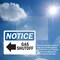 Signmission Gas Shutoff (Left Arrow) Sign With Symbol, 10 in W x Rectangle, Vinyl Decal OS-2PACK-NS-D-710-L-13024 - alternate 6